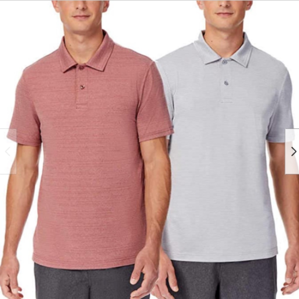 32 Degrees Cool 2-Pack Performance Polo Shirt Mens XL NWT
